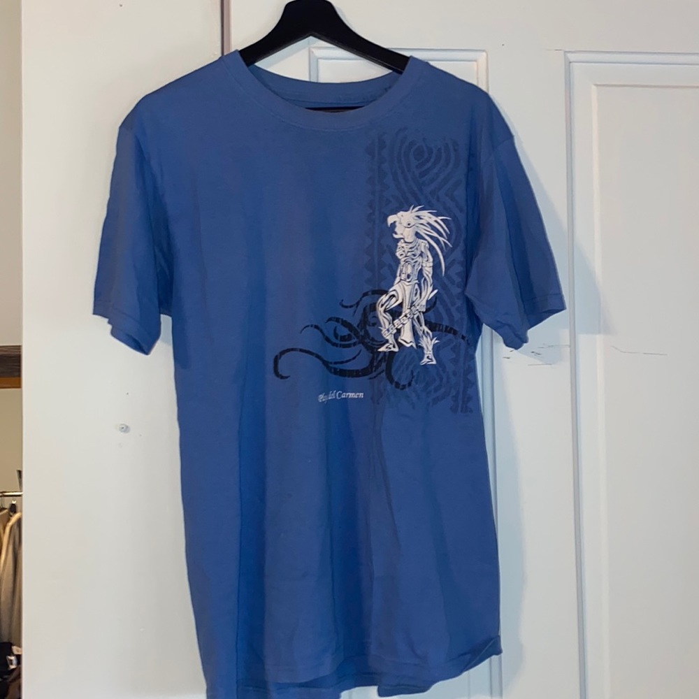 B & R TSHIRT COMPANY size: medium, blue t-shirt